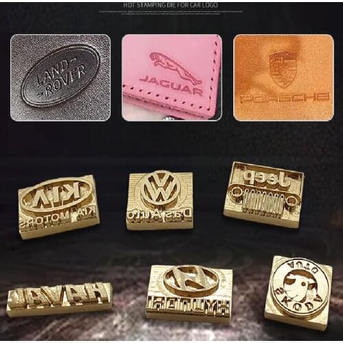 Car Logo Stamp Custom Copper Mold Personalized Logos Car Mold Hot Stamping Soldering Iron Mould Wax Stamp Leather Printing