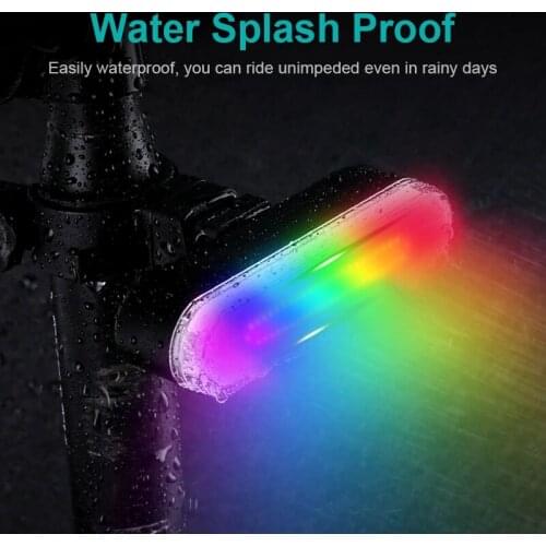 Bicycle Light USB Rechargeable Tail Light Warning Bike Rear Light Smart Wireless Remote Turn Signal Light LED Bicycle Lantern