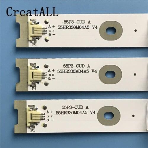 LED Backlight strip 4 leds For TCL 55'' TV 4C-LB5504-HR15J 4C-LB5504-HR16 55P3-CUD A 55HR330M04A5 V4 55A950C