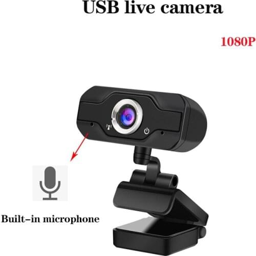 USB HD 1080P Webcam Video Recording Camera For PC Desktop Laptop With Microphone Auto Focus Webcams For Live Skype Youtube
