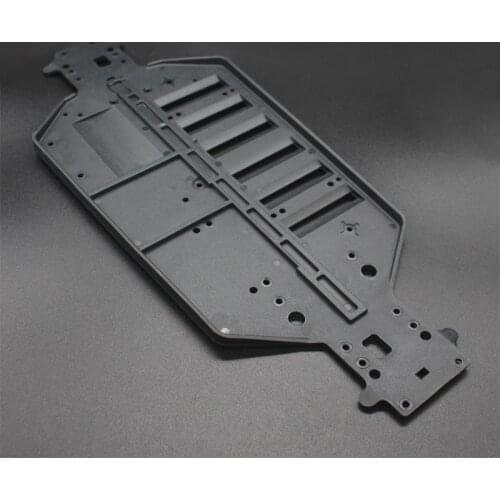 04001 (03601) HSP Original Parts Spare Parts For 1/10 R/C Model Car Black Plastic Chassis 04001