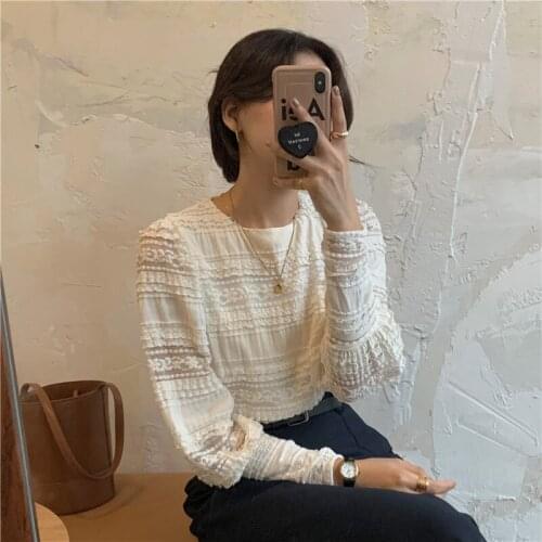 New oversize Women Blouses spring Tops femme Casual Women shirt long sleeve Cotton Girls Blouse Plus Size Blusas autumn