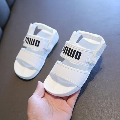 Childrens sandals 2021 summer new fashion boys sports soft-soled non-slip girls beach shoes
