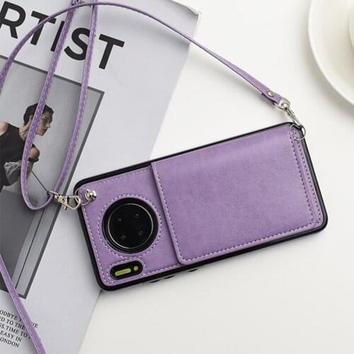 For Huawei Mate 30 Pro 5G Cases Leather Soft Silicone High-end Cover Women Backpack Style Phone Case for Mate 30 5G Cover Etui