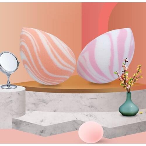 Gradient Mixed Color Makeup Puff Sponge Cushion Foundation Beauty Tool Drop-shaped Wet and Dry Non-latex Beauty Soft Puff