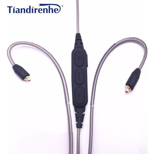 Hifi MMCX Cable Bluetooth Wireless Adapter Sports Earphone Cables for Shure SE215 SE535 SE846 UE900 DIY Earphones Connector Wire