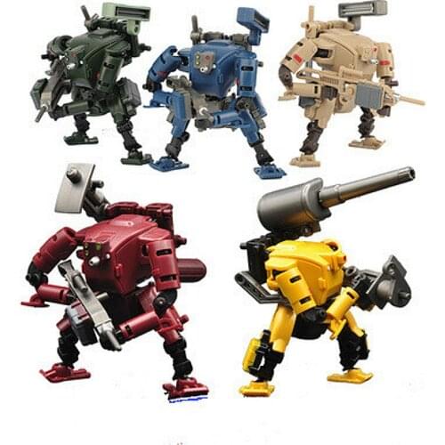 5.7cm RIHIO Free Block Toys Mm001 Logistics Mecha Garage Kit Statue for Fan Holiday Gift