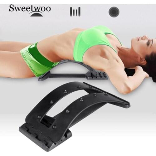 Driver Curved Stretching Back Massage Fitness Equipment Stretch Relax Backbone Stretcher Lumbar Support Spine Pain Relief