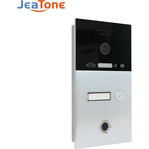 Jeatone Fingerprint IP SIP Doorbell Doorphone Password ID Card For Video Intercom Digital 87253