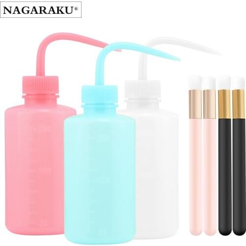 NAGARAKU Mousse Clean Brush Bottle Eyelash Extensions Makeup Tools Lash Shampoo Brush Washing Skin Care
