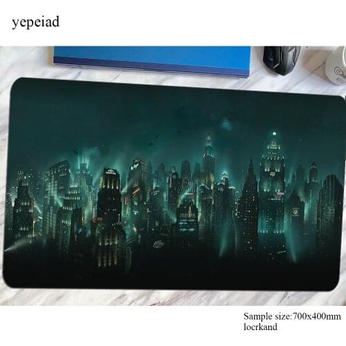 Bioshock mousepad anime gaming mouse pad big gamer mat 800x400x4mm computer desk padmouse keyboard New arrival large play mats