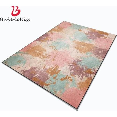 Bubble Kiss American Style Abstract Colorful Area Rug for Bedroom Home Customized Kids Room Decor Carpets Non-slip Floor Mats
