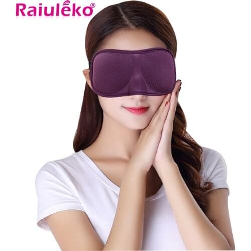 Fashionable 3D Eyeshade Soft Eye Sponge CoverTravel Sleep Aid Relax Mask Blindfold Women Man Sleeping Eye Mask