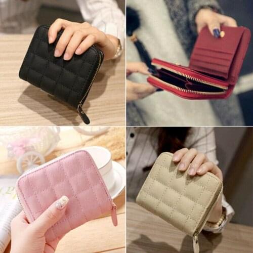 New Leather Women Wallet Hasp Small and Slim Coin Pocket Purse Women Wallets Cards Holders Luxury Brand Wallets Designer Purse