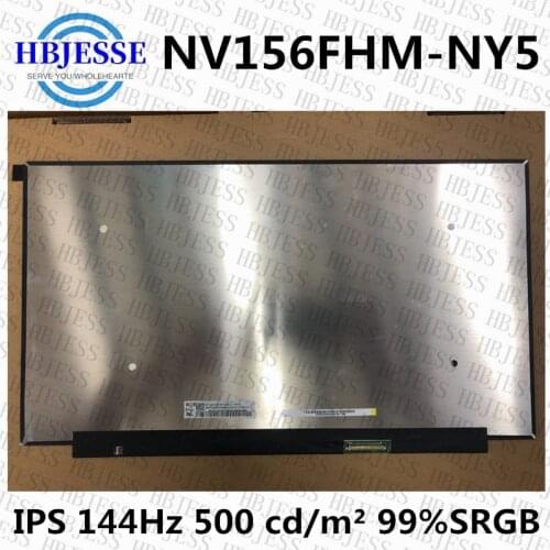 New original NV156FHM-NY5 for gaming 144Hz resolution 1920X1080 gaming screen 40-pin EDP interface NV156FHM-NY5 99% Adobe RGB