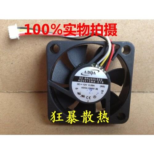 ADDA AD0412MB-G7B DC 12V 0.09A 40x40x10mm 4-wire Server Cooling Fan