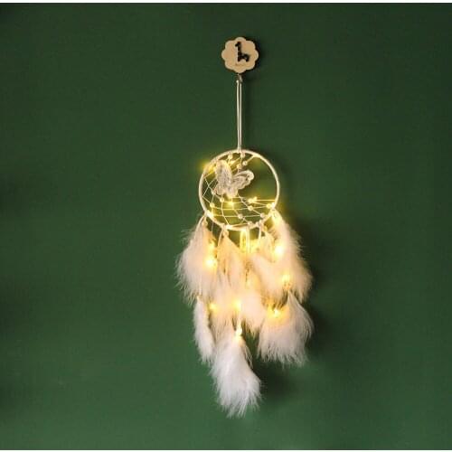 Butterfly dream catcher wind chime pendant decorative pendant room decor dream catchers hanging