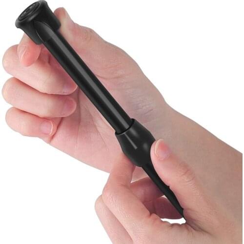 Small Tension Rods for Cabinets Cupboard Bars for RV Closets Refrigerator Spring Rods 11.8 to 19.6 Inches 6 Packs Black