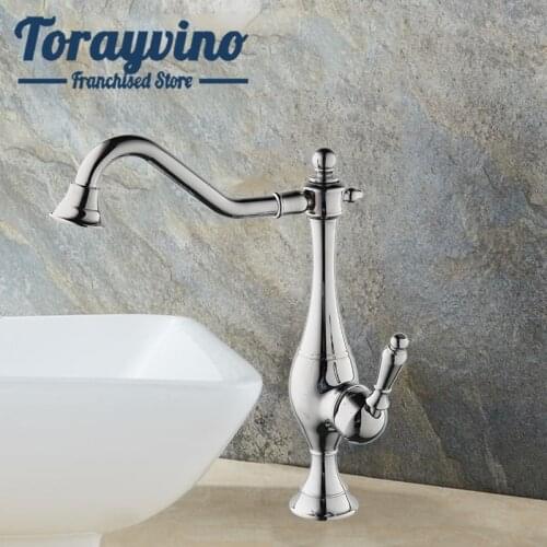 Luxury washbasin taps torneira de banheiro chrome brass bathroom basin faucet single handle hot & cold mixer sink tap deck mount