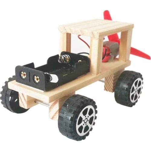 DIY Airplane Kids Wooden Puzzles Helicopter Students Handmade Model Glider Assembly Kit Boys Science Model