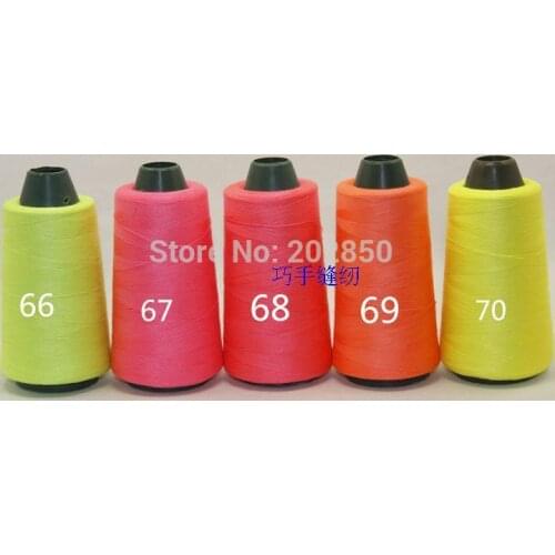 Sewing Machine Polyester Threads/Hand Sewing Thread,40S/2,3000Yards/Spool,90G,High Tenacity,5 Pcs/Lot,Mixed Colour,Good Quality