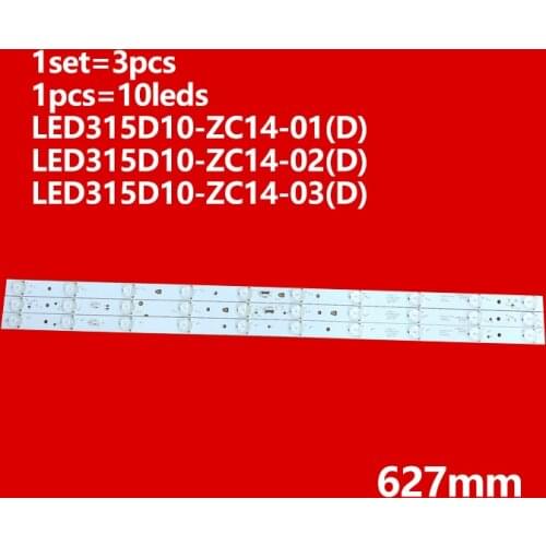 LED Backlight strip 10 Lamp for LE32TE5 LED315D10-ZC14 LE32D8810 LE32F3000 LE32D8810 LD32U3100 LED315D10-ZC14-01(D) 02(D) 03(D)