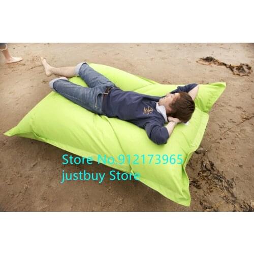 Beach side or garden outdoor bean bag chair sofa covers fabric bean bag filled for living room foam bean bag chair