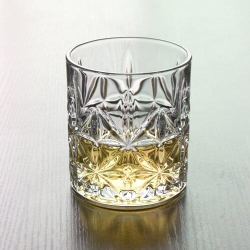 2 Pcs/lot classical transparent fashion whiskey wine glass party pub wine drinking glass cups 0901-15