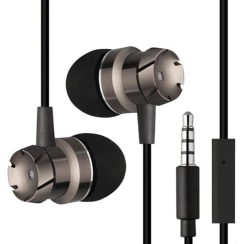 3.5mm Plug Wired Earphone Mobile Phone In-Ear Sport Headset With Mic mini Earbuds Earphones For iPhone Samsung Huawei Xiaomi
