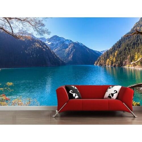 3d wallpaper custom mural non-woven 3d room wallpaper scenery lakes scenery setting wall paintings photo wallpaper for walls 3d