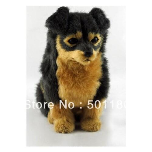 Free shipping sitting dog sculpture crazy dog toys cheap dog