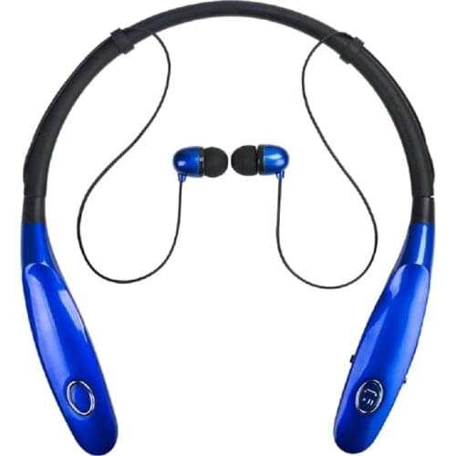 HBS900S Wireless Bluetooth Headphones Neckband 15 Hrs V4.2 for Outdoors Running Sport Noise Cancelling Earbuds