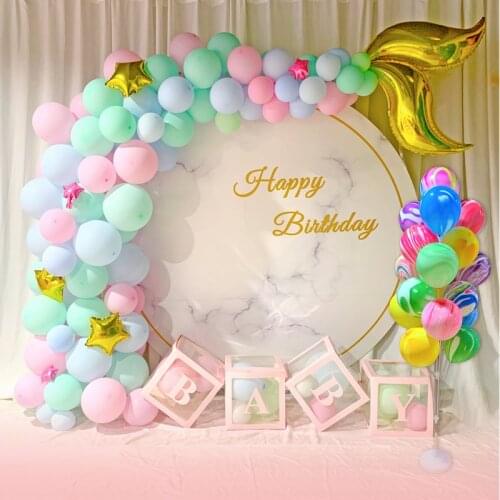 Birthday Party Balloon Garland Decor Background Wall Support Balloon Column Holder Baby Shower Birthday Wedding Decoration Balls