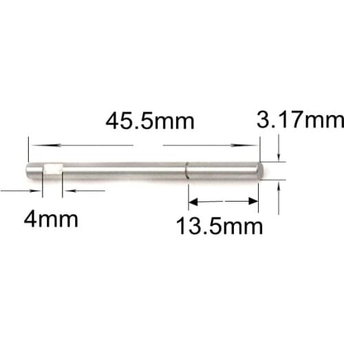 FATJAY 3pcs motor shaft 3.17*45.5mm stainless steel length radio control hobby RC model accessories spare part