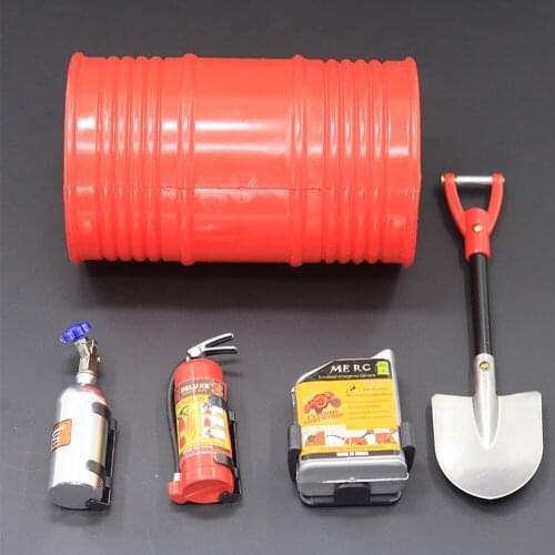 RCTOYFUN Simulated Silver Decorations Tool Upgrade Accessories For 1/10 RC Crawler Traxxas TRX4 TRX6 Axial SCX10 90046 AXI03007