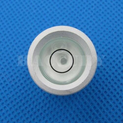 HACCURY Size 21*19mm Invar leveling staff Bubble Spirit Level for Centering rod Base vial bevel Protractor Pitch 12mm