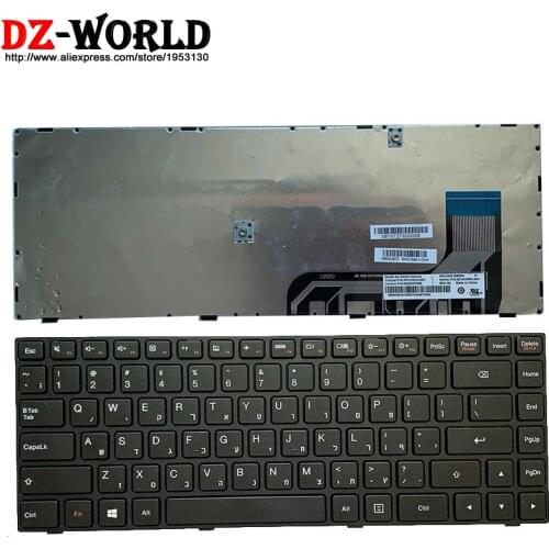 New Original Hebrew Israel Keyboard for Lenovo Ideapad 100-14IBY Laptop Teclado 5N20J30727 5N20H47055 5N20H47055 PA131EQ1A07
