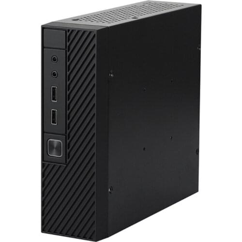 2021 New Mini ITX Micro Case Home Theater Personal Computer Chassis Gaming Desktop Industrial Control Computer Enclosure box