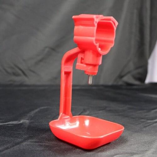 4pcs Nipple Shelves for Chickens Poultry Waterer Drinking Cups Chicken Automatic Drinker 25mm Pipes Ball Poultry Feeding Waterer