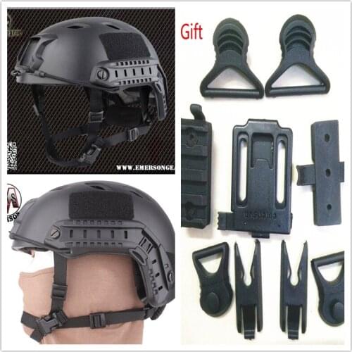 Adjustable Base Jump Helmet EMERSON FAST Helmet BJ TYPE protective helmet Black 5659B ABS