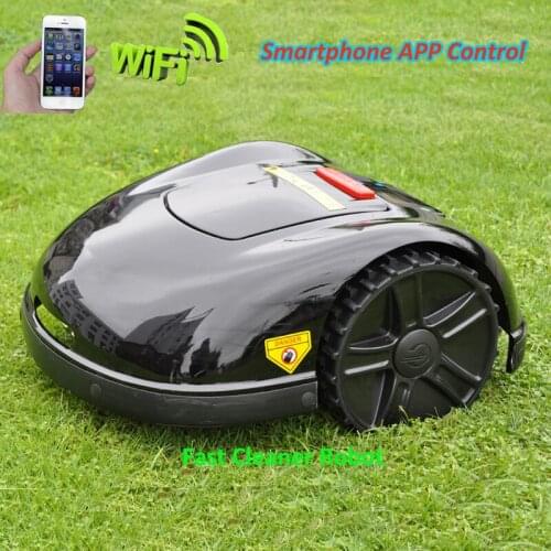 Smartphone WIFI APP Robot Lawn Mower E1600T with 13.2ah Batttery +300m wire+300pcs pegs+20pcs blades