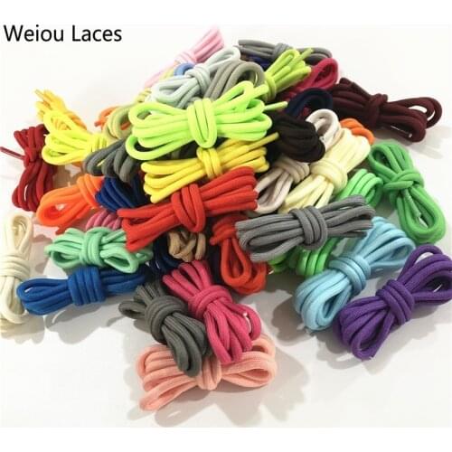 Weiou Fashion 5mm Polyester Rope Shoelaces Non-fading Outdoor Cord Sport Hiking Practical Bootlaces Strong Camping Shoes Laces