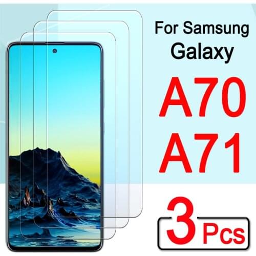 A71 glass screen protector for samsung a70 a 71 70 protective tempered glas galaxy 71a 70a samsunga71 armored sheet film 1-3pcs