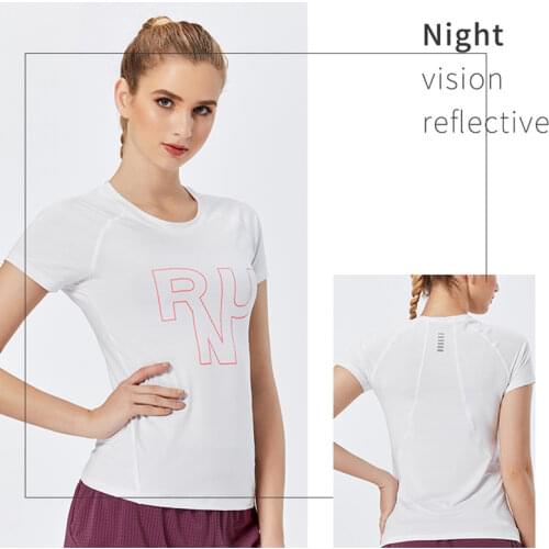 Fitness Women Seamless Sport Shirt Sports Wear For Women Gym Running Top Short Sleeve Yoga Workout Tops Training Sports