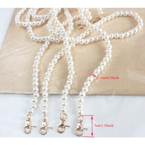 60-120cm Imitate Pearl Bag Strap Belt Handle Chain Women Shoulder Handbag strap bag accessories