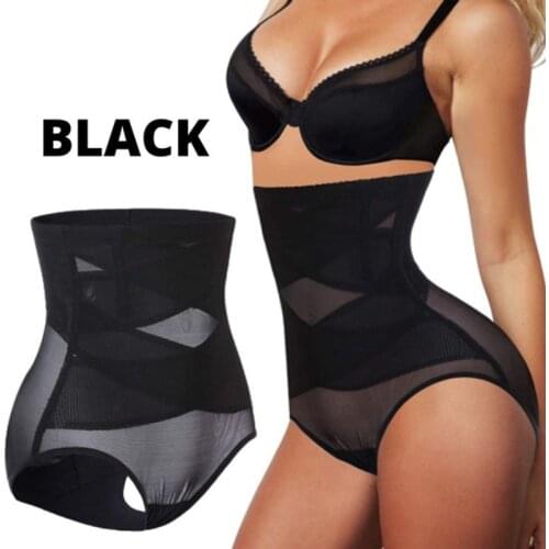 Womens Waist Trainer Tummy Control Shapewear Panties Hi-Waist Body Shaper Underwear Butt Lifter Slimming Underwear Briefs