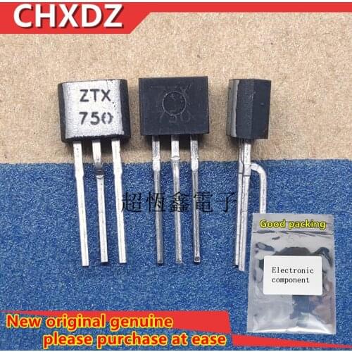 10pcs New and Orginal ZTX750 ZTX 750 TO-92S PNP SILICON PLANAR MEDIUM POWER TRANSISTORS