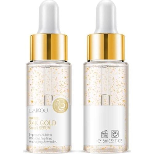 17ml Face Serum Gold Snail & Vitamin C Whitening Serum Hyaluronic Acid Face Skin Care Wholesale Dropshipping