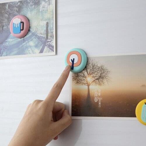 2pcs /set Refrigerator Stickers Early Education Stickers Magnet Stickers Ice Cream Soft Refrigerator Stickers