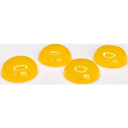 Resin Plastic Flat Back Round Shape Spacer Pendant Earring Base Accessories Jewelry Component Diy Handmade Material 40pcs